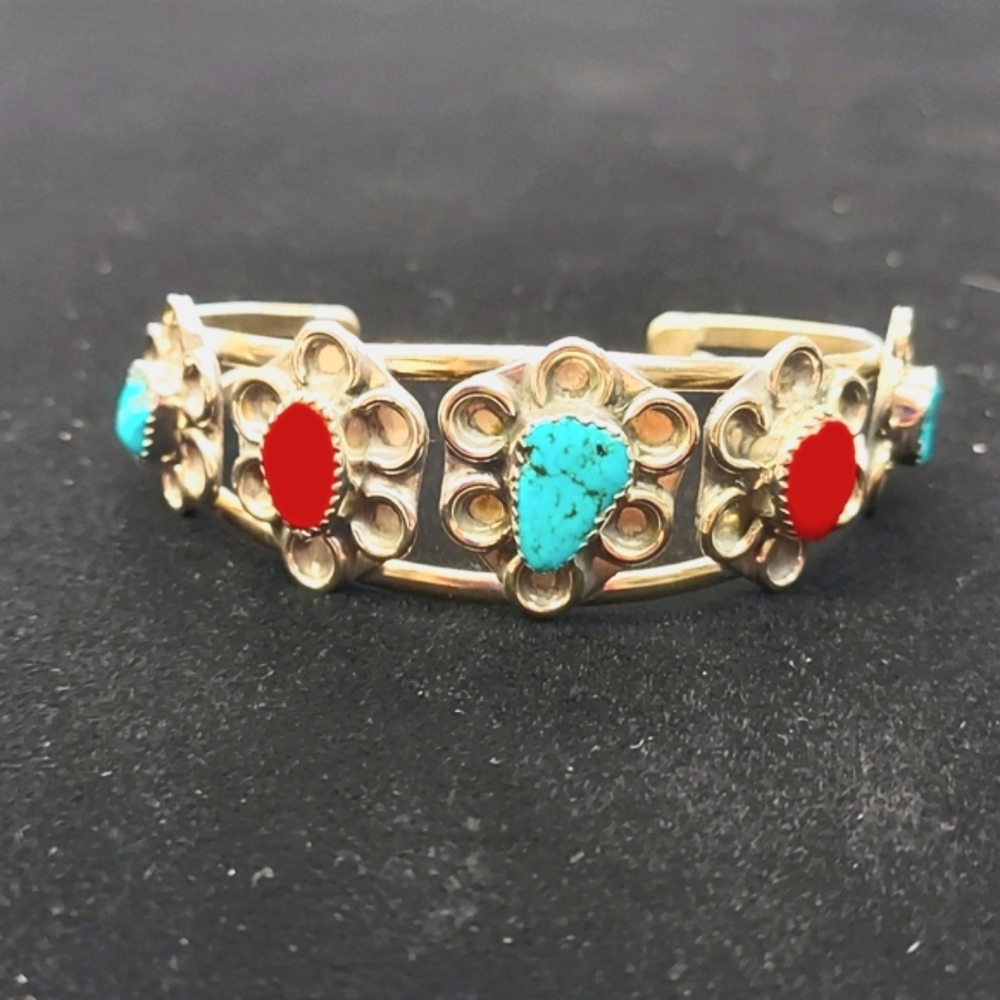 Vintage sterling and turquoise
